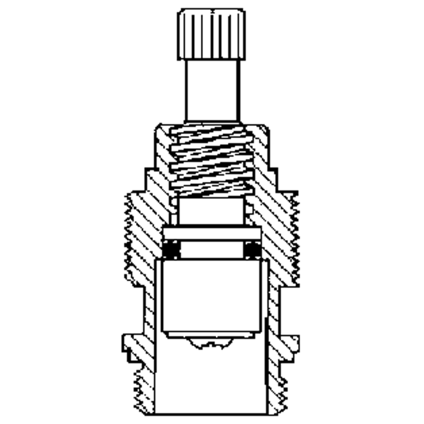 Danco Hot/Cold Water Stem for Price Pfister Seat Model 176 Image 1