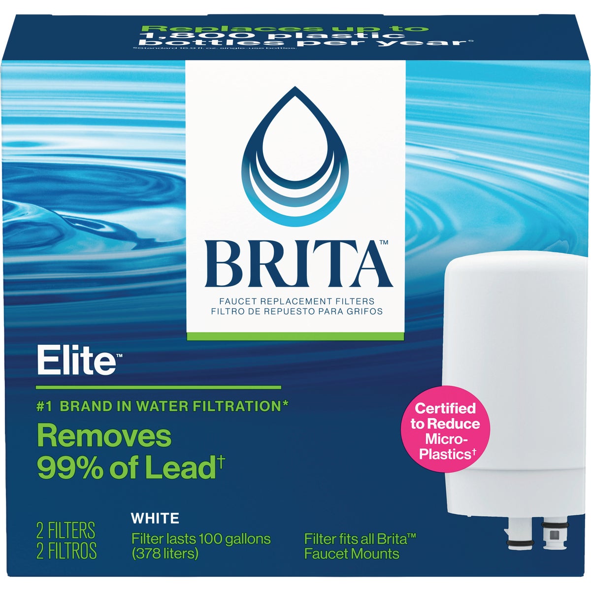 Brita Elite On Tap Replacement Filter (2-Pack)