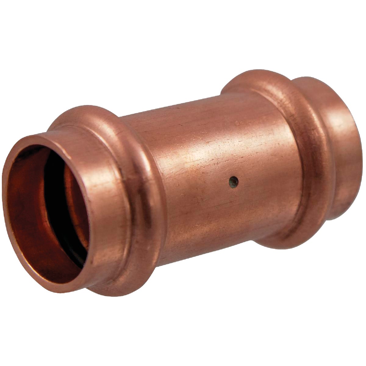 NIBCO 3/4 In. x 3/4 In. Press Copper Coupling with Stop Image 1