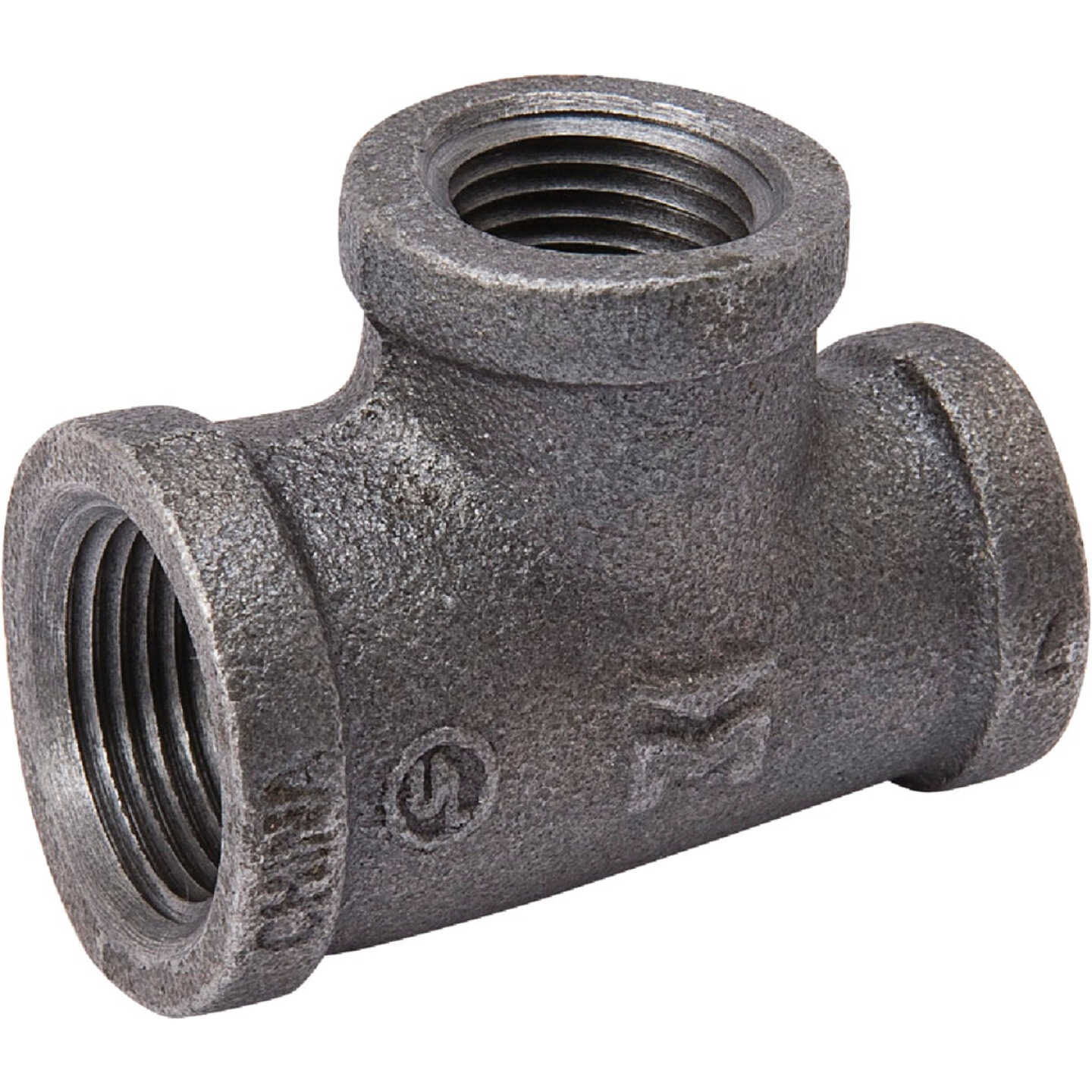 Southland 3/4 In. x 3/4 In. x 1/2 In. Reducing Malleable Black Iron Tee Image 1