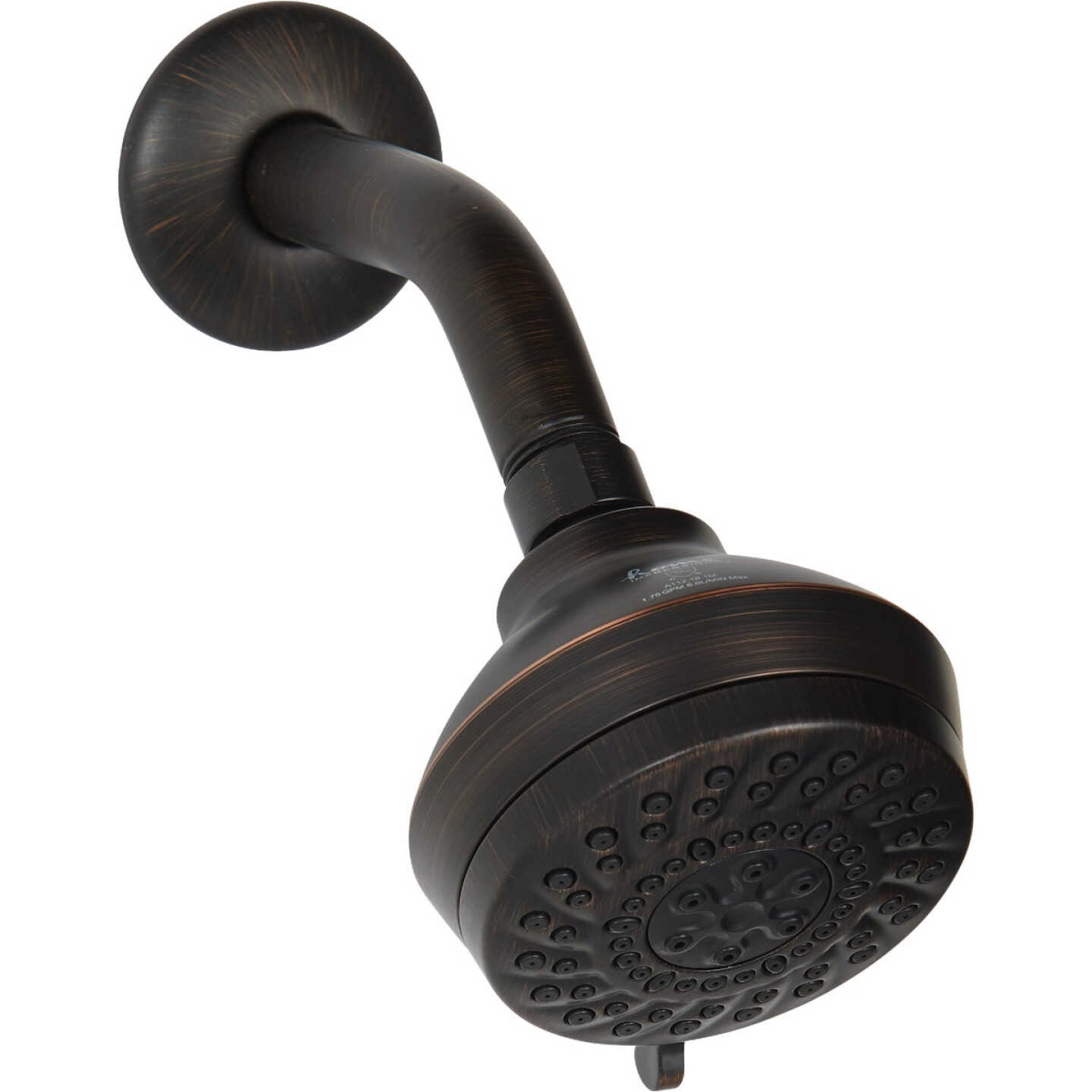 Home Impressions 6-Spray 1.8 GPM Fixed Shower Head, Oil-Rubbed Bronze Image 1