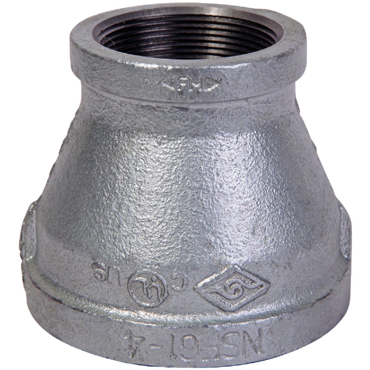 Southland 1-1/4 In. x 3/4 In. FPT Reducing Galvanized Coupling Image 1