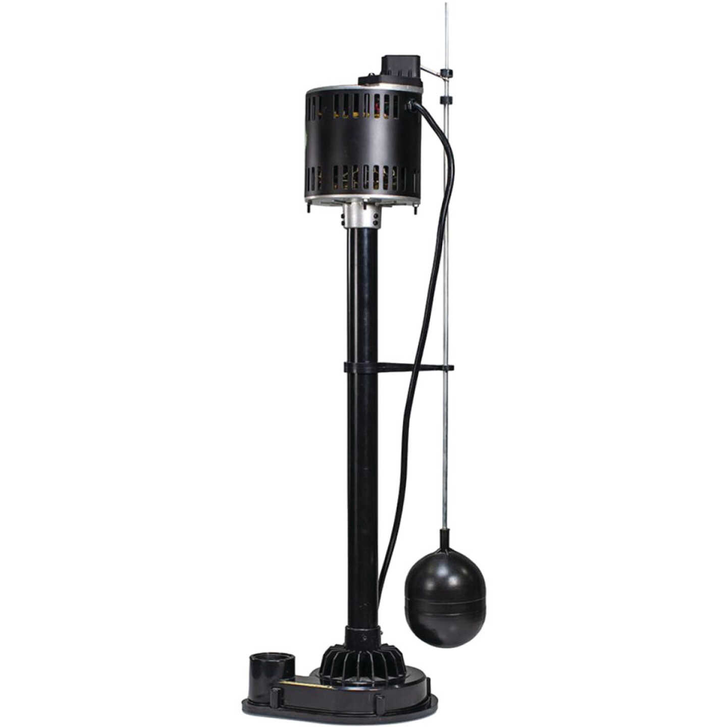 EcoFlo 1/3 HP 3600 GPH Thermoplastic Pedestal Sump Pump Image 1