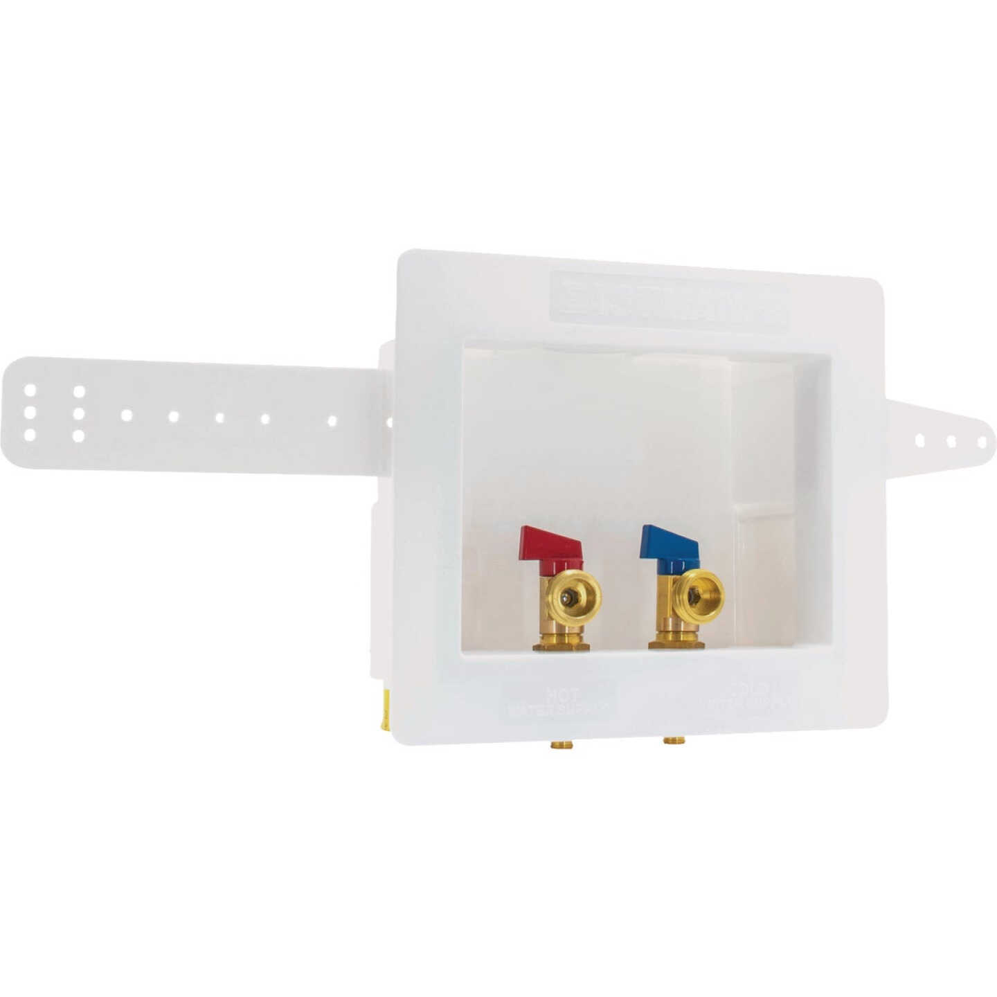 Eastman 1/2 In. Crimp PEX Dual Drain Washing Machine Outlet Box Image 1