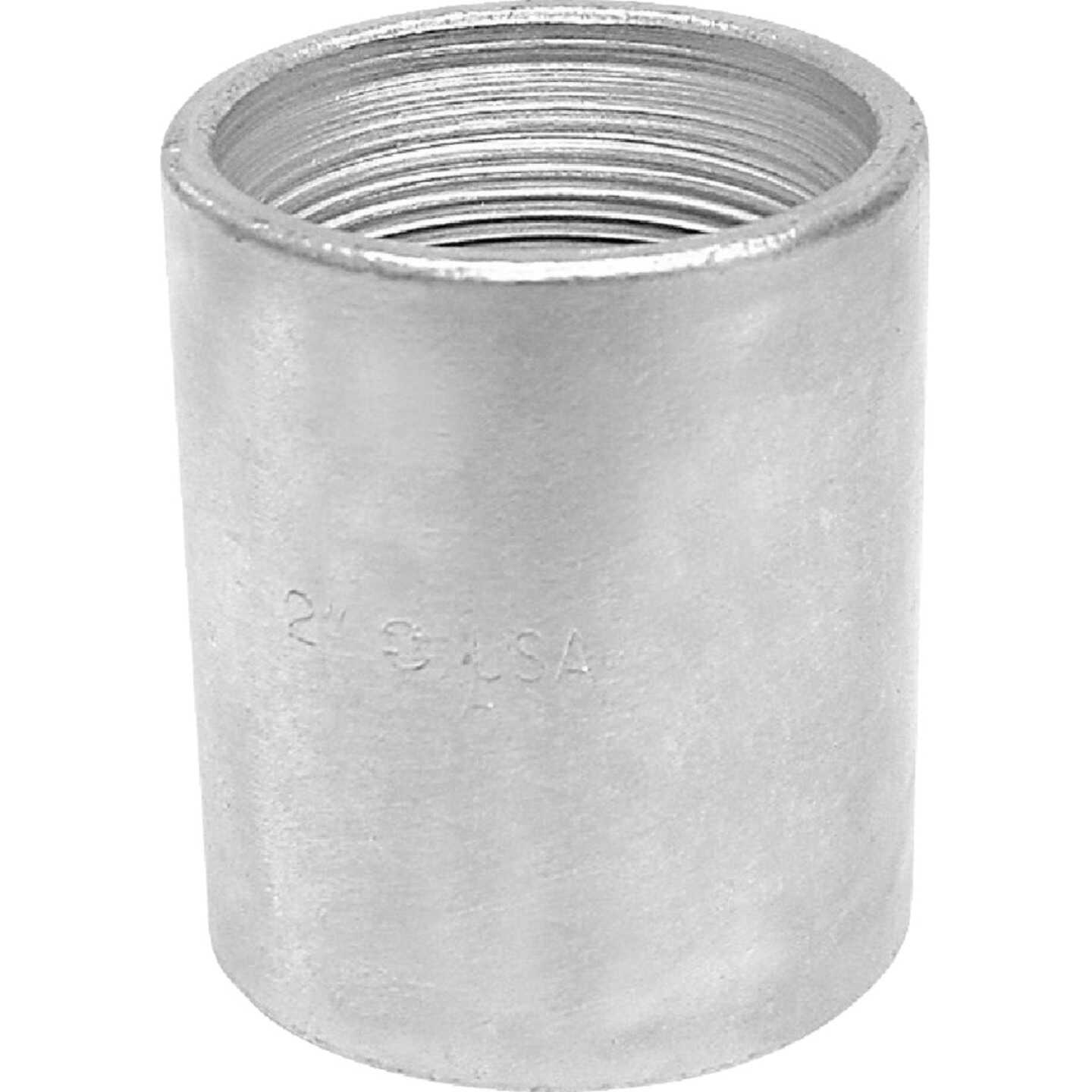 Anvil 1 In. x 1 In. FPT Standard Merchant Galvanized Coupling Image 1
