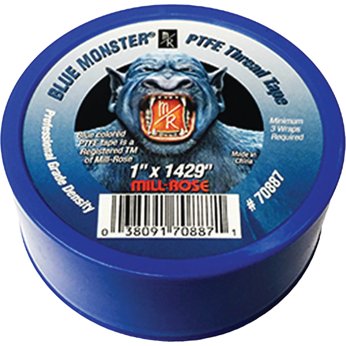 Blue Monster 1 In. x 1429 In. PTFE Thread Tape