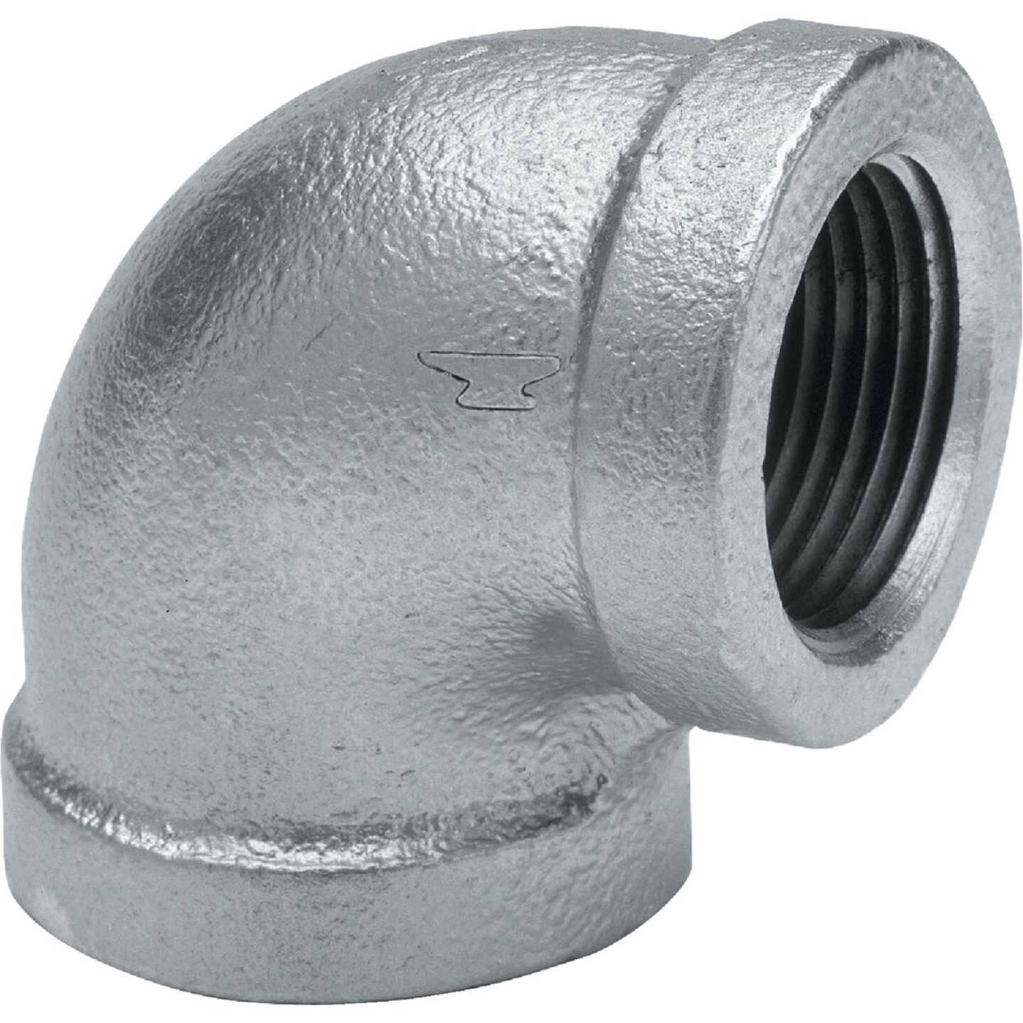 Anvil 1/2 In. x 3/8 In. 90 Deg. Reducing Galvanized Elbow (1/4 Bend) Image 1