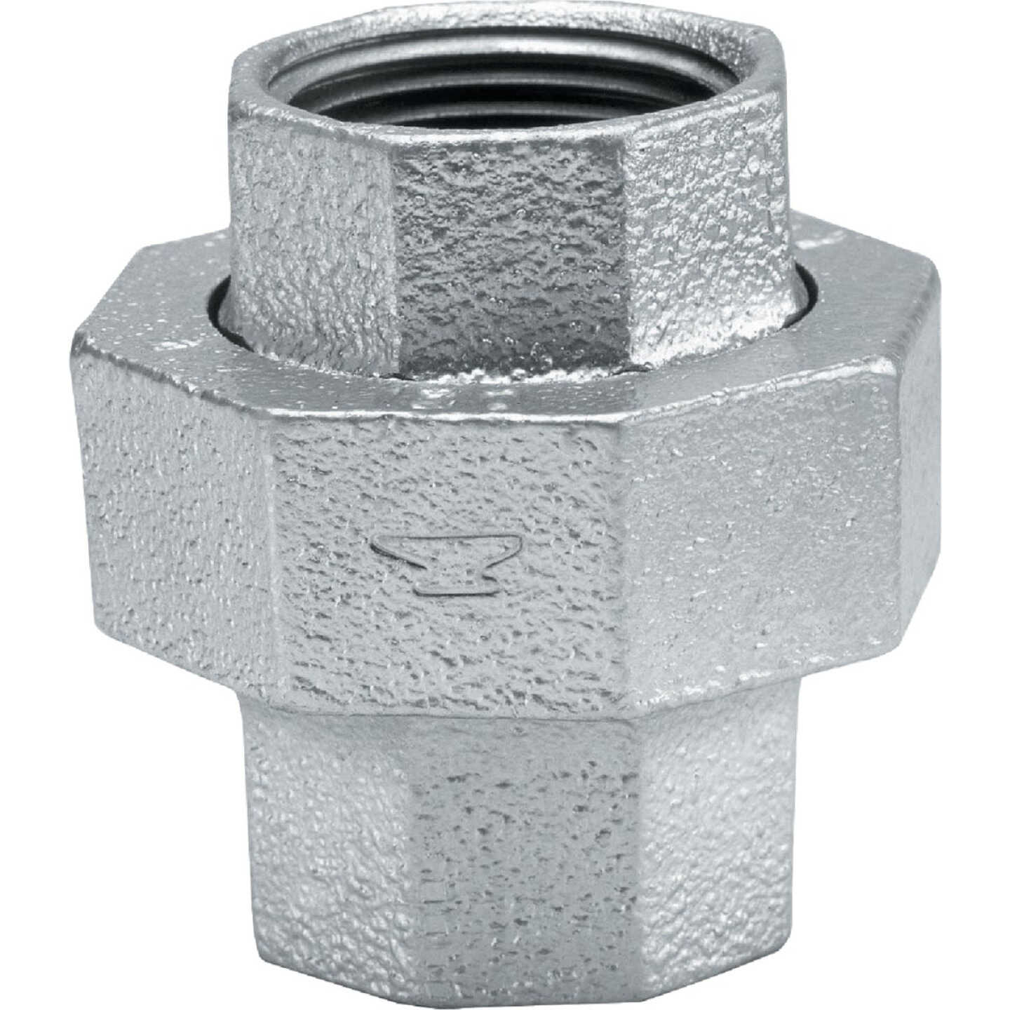 Anvil 1/2 In. x 1/2 In. FPT Malleable Iron Galvanized Union Image 1
