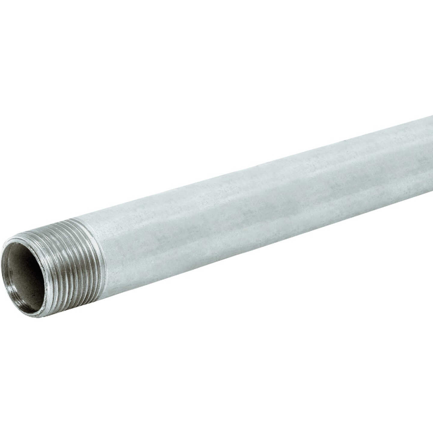 Southland 1/2 In. x 10 Ft. Carbon Steel Threaded Galvanized Pipe Image 1