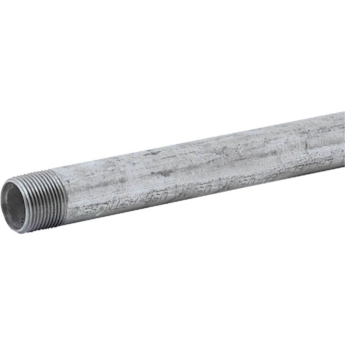 Southland 1 In. x 10 Ft. Carbon Steel Threaded Galvanized Pipe Image 1