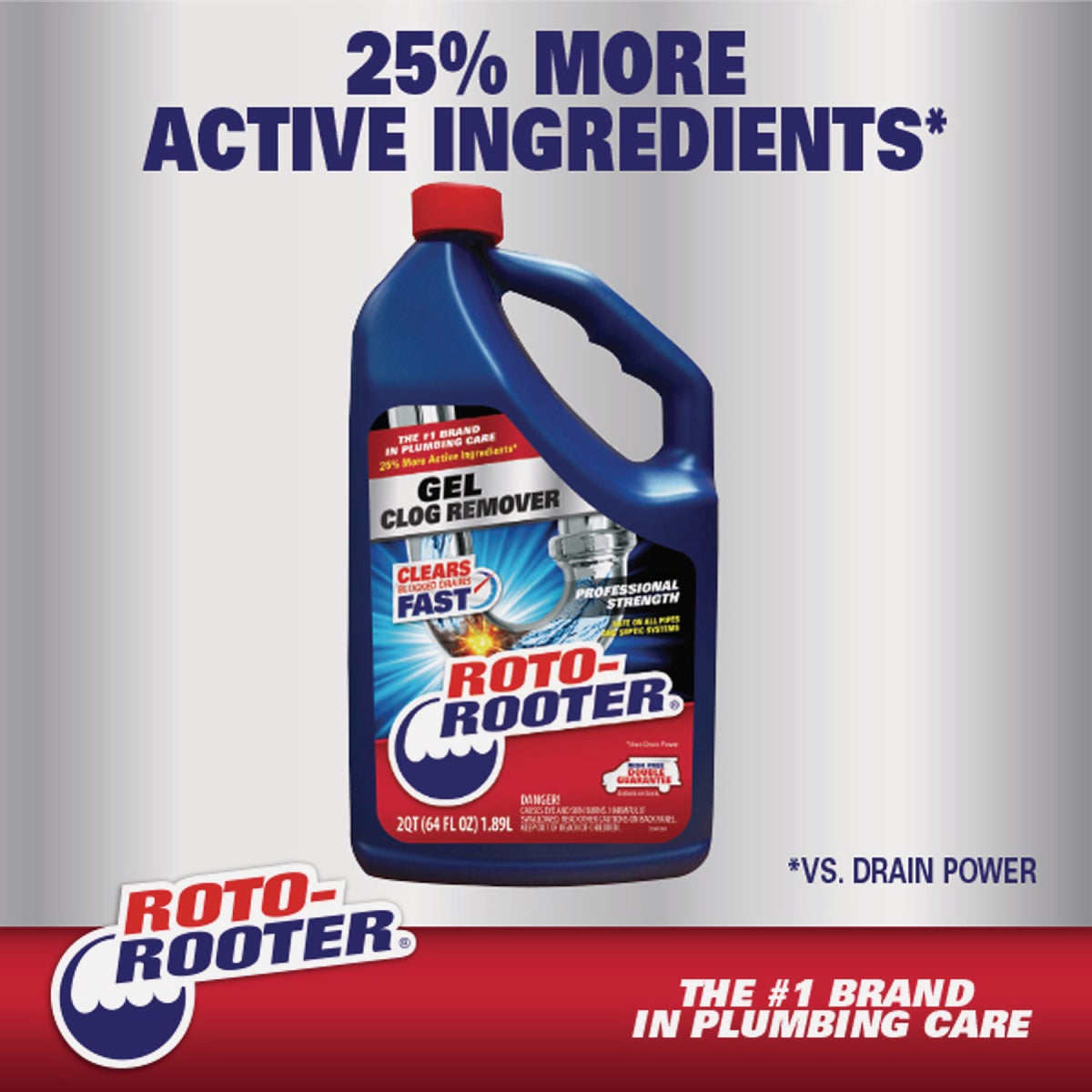 Roto-Rooter 128 Oz. Gel Clog Remover Image 2