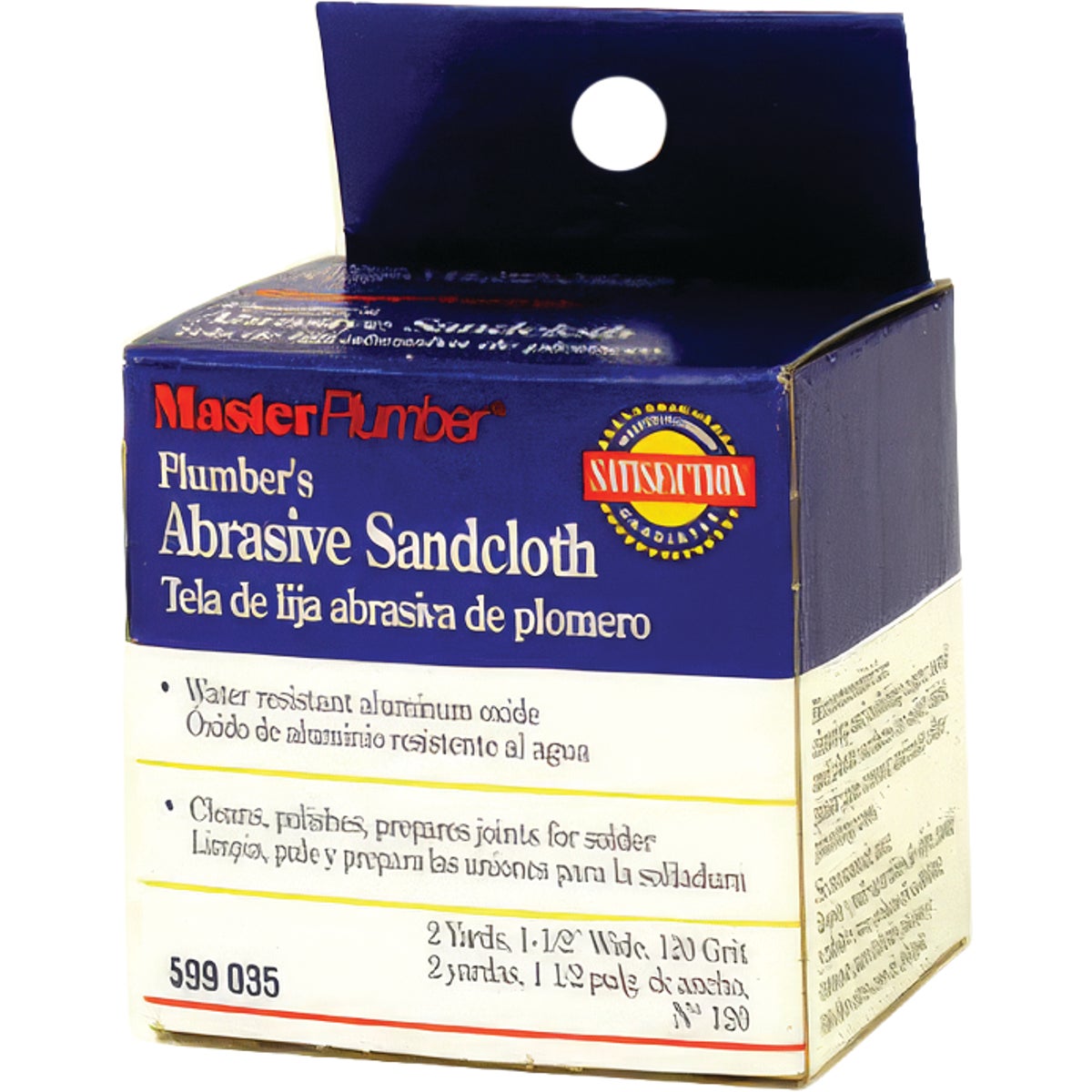 Master Plumber 1-1/2 In. x 2 Yd. 120-Grit Plumber's Abrasive Sandcloth