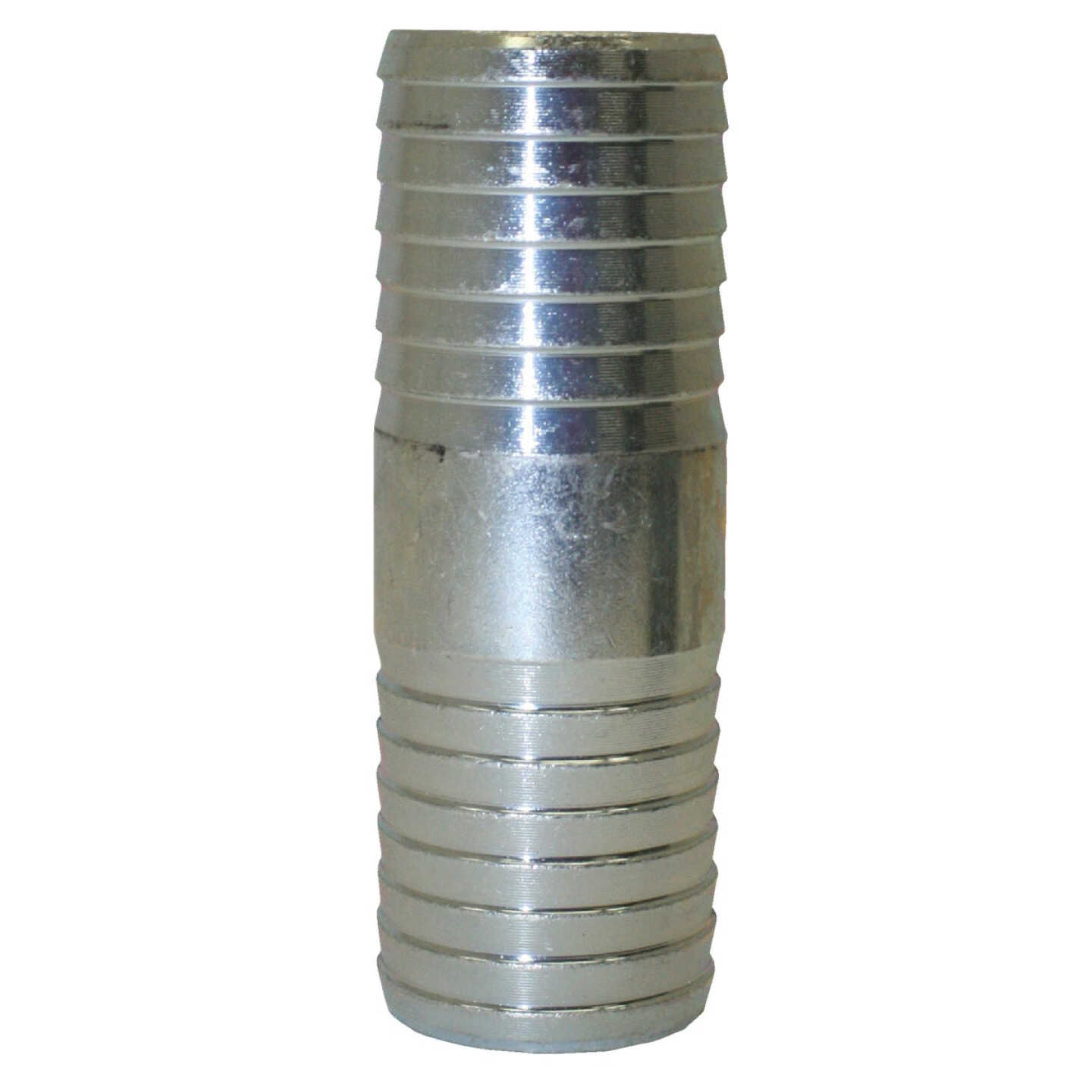 Merrill 1-1/4 In. x 1-1/4 In. Barb Insert Galvanized Coupling Image 1