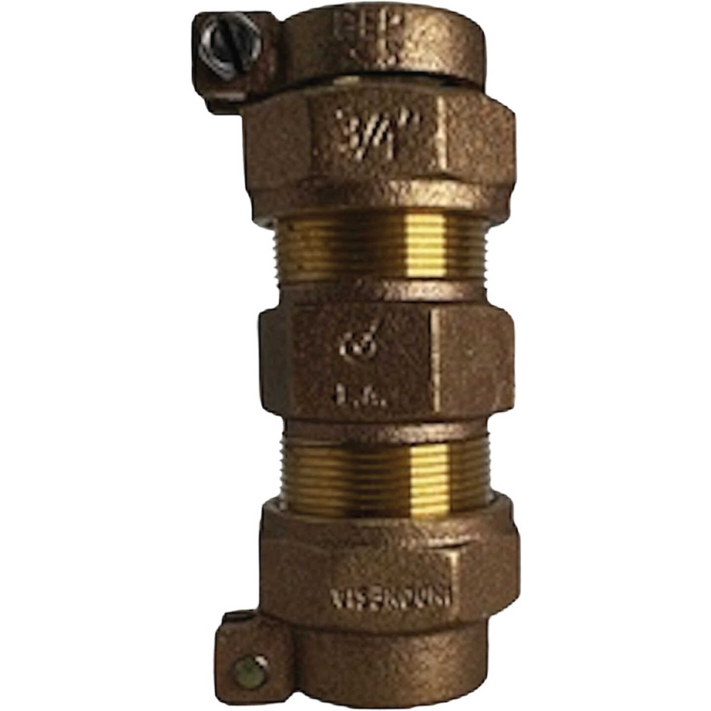 Anderson Metals 1 In. x 1 In. Pack Joint Coupling, Lead Free Bronze Image 1
