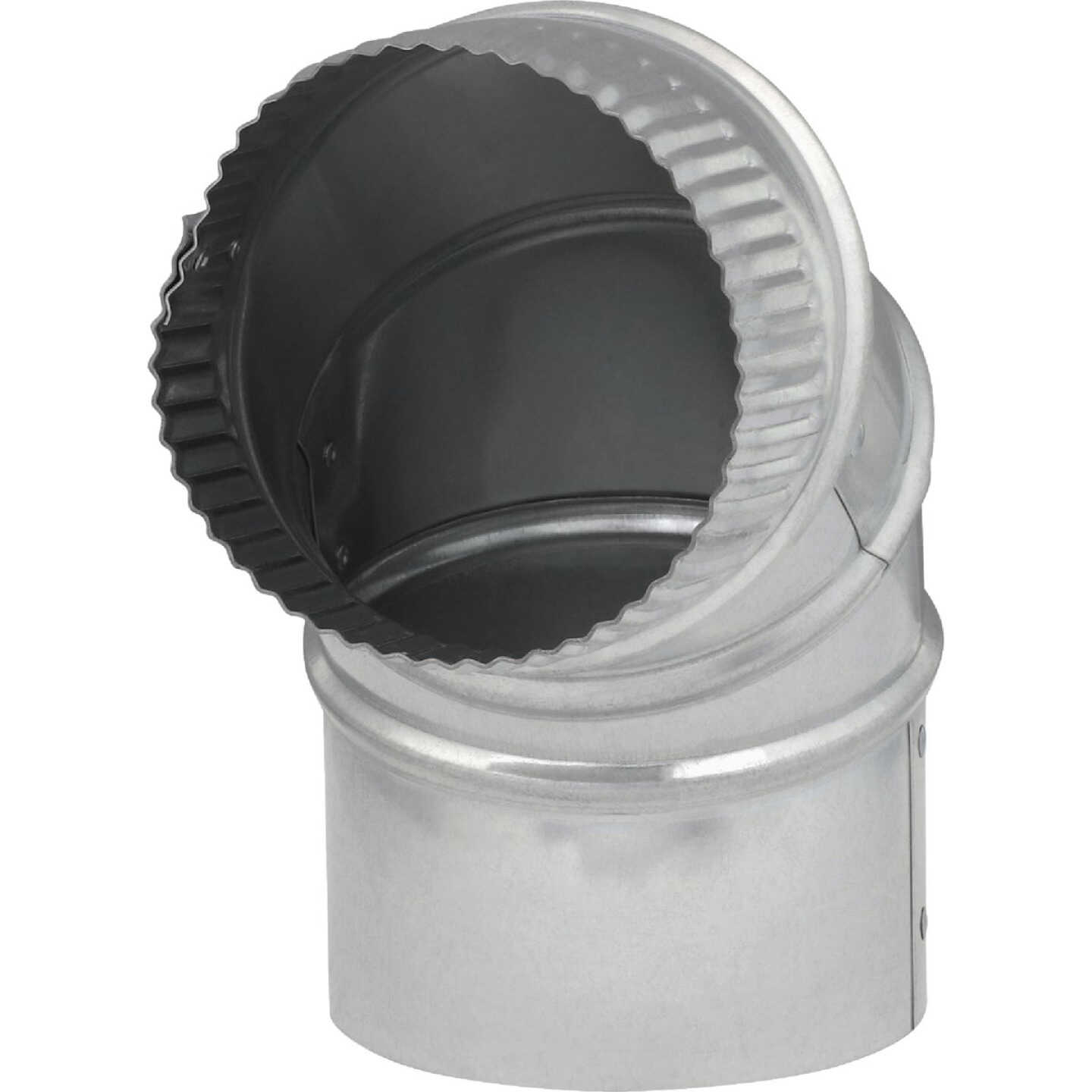 Imperial 26 Ga. 4 In. Round Galvanized Adjustable Elbow Image 4