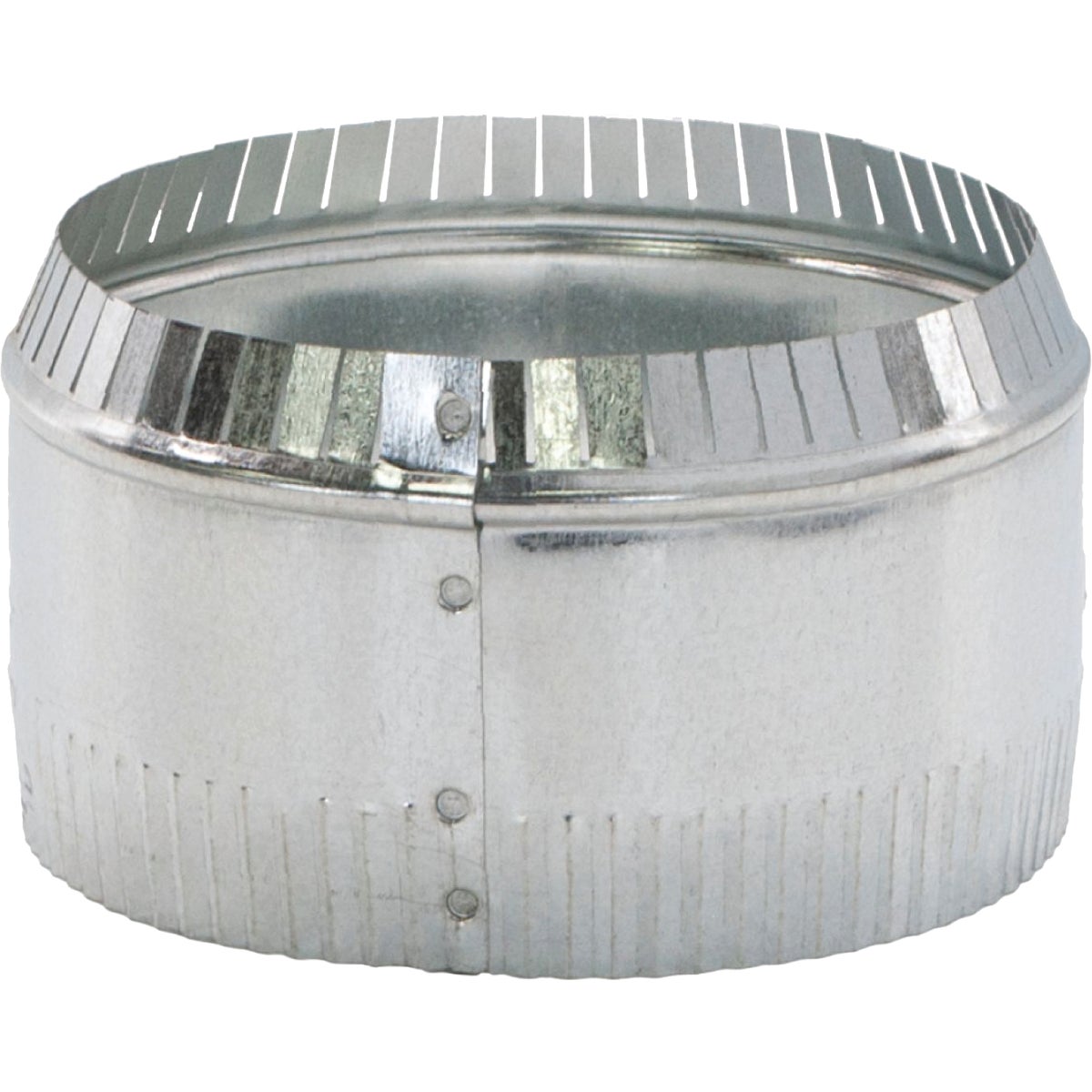 Imperial 8 In. 28 Ga. Galvanized Round Collar Image 2