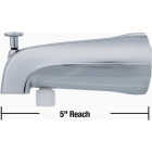 Danco 5 In. Chrome Bathtub Spout with Diverter Image 6