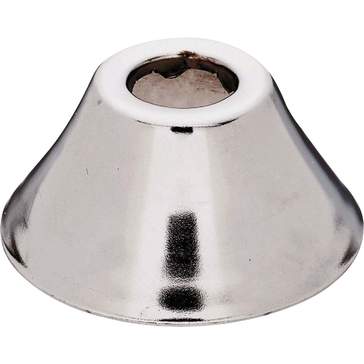 Oatey 3/8 In. IPS Chrome Plated Metal Bell Flange