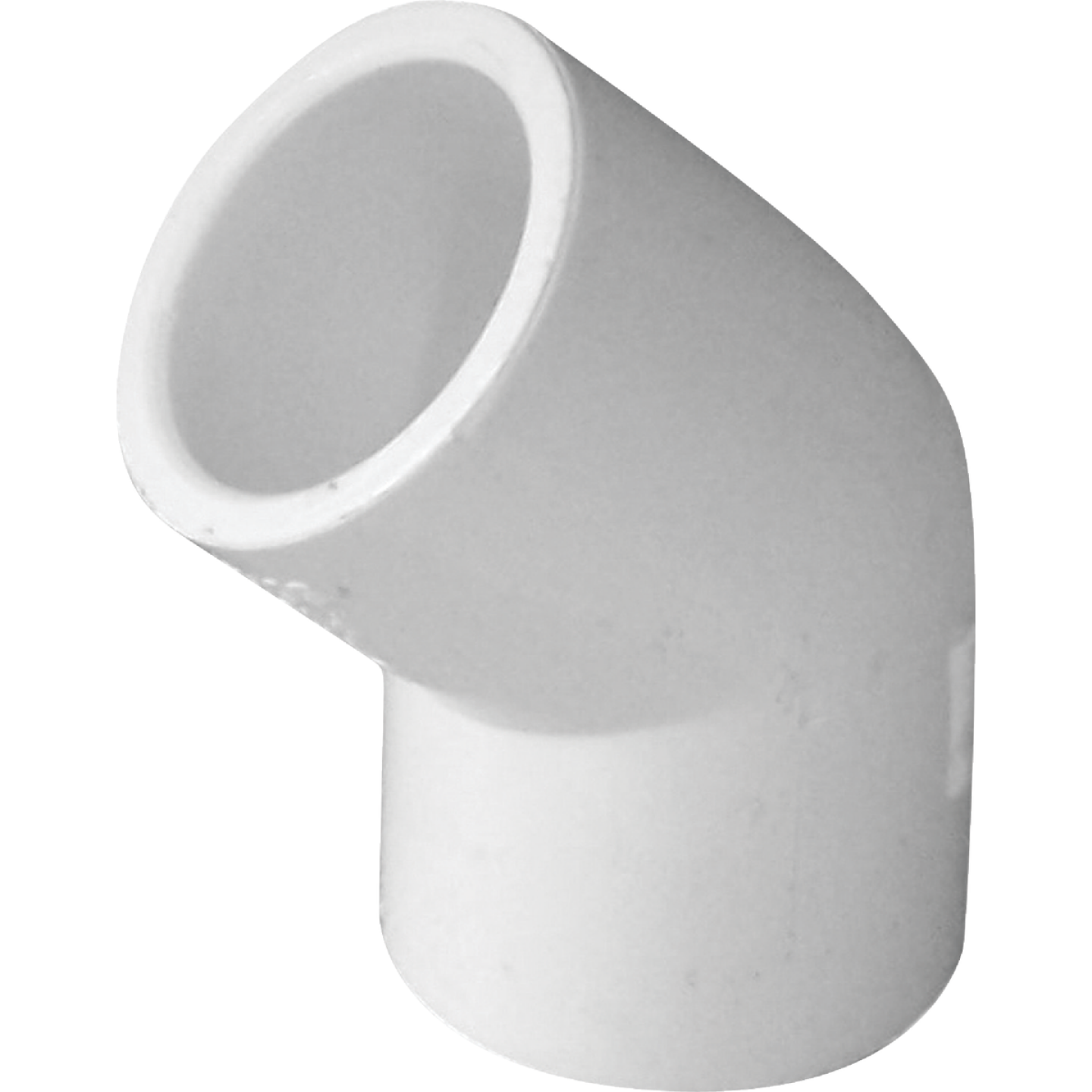 Charlotte Pipe 3/4 In. Slip x Slip Schedule 40 45 Deg. PVC Elbow (1/8 Bend) Image 1