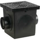 NDS 12 In. x 12 In. Black Square Catch Basin Image 1
