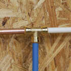 QuickFitting 3/4 In. x 1/2 In. x 1/2 In. Push-to-Connect Brass Reducing Tee Image 4