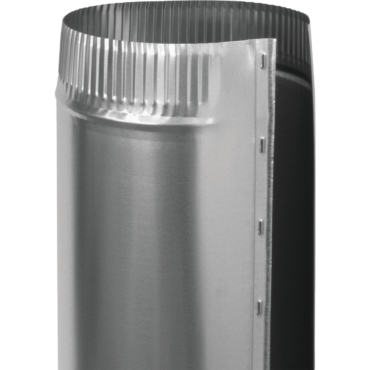 Imperial 28 Ga. 4 In. D x  24 In. L Round Galvanized Steel Duct Image 4