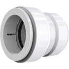 Plumb Pak Insta-Plumb 1/4 In. OD x 1-1/2 In. SCH 40 White Trap Adapter Image 1