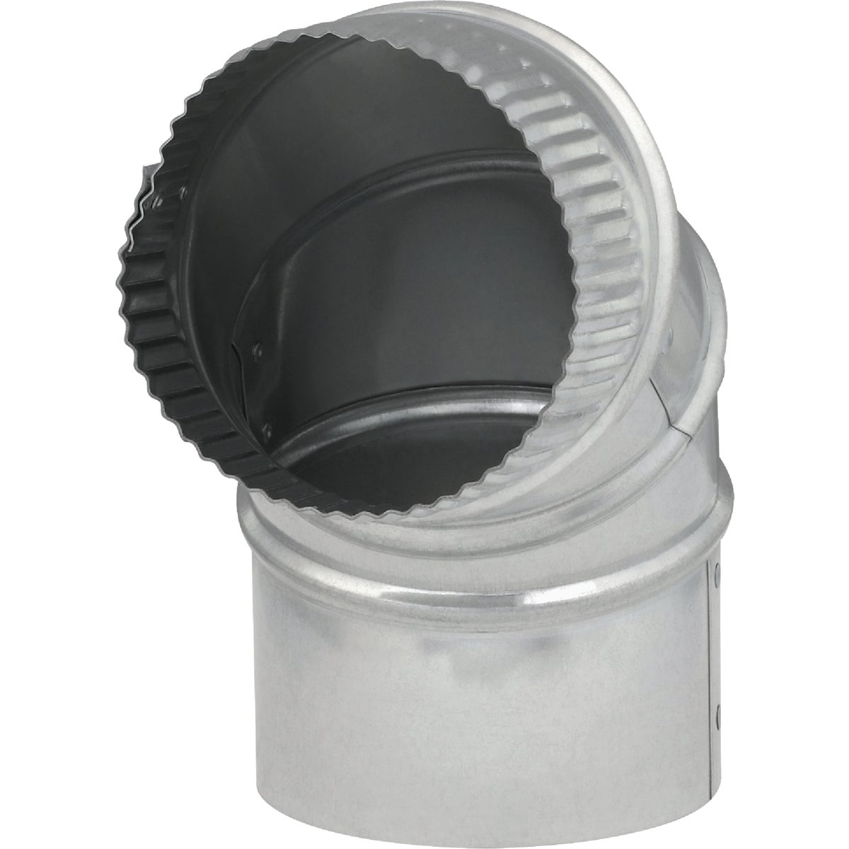 Imperial 28 Ga. 3 In. D Round Galvanized Adjustable Elbow Image 4