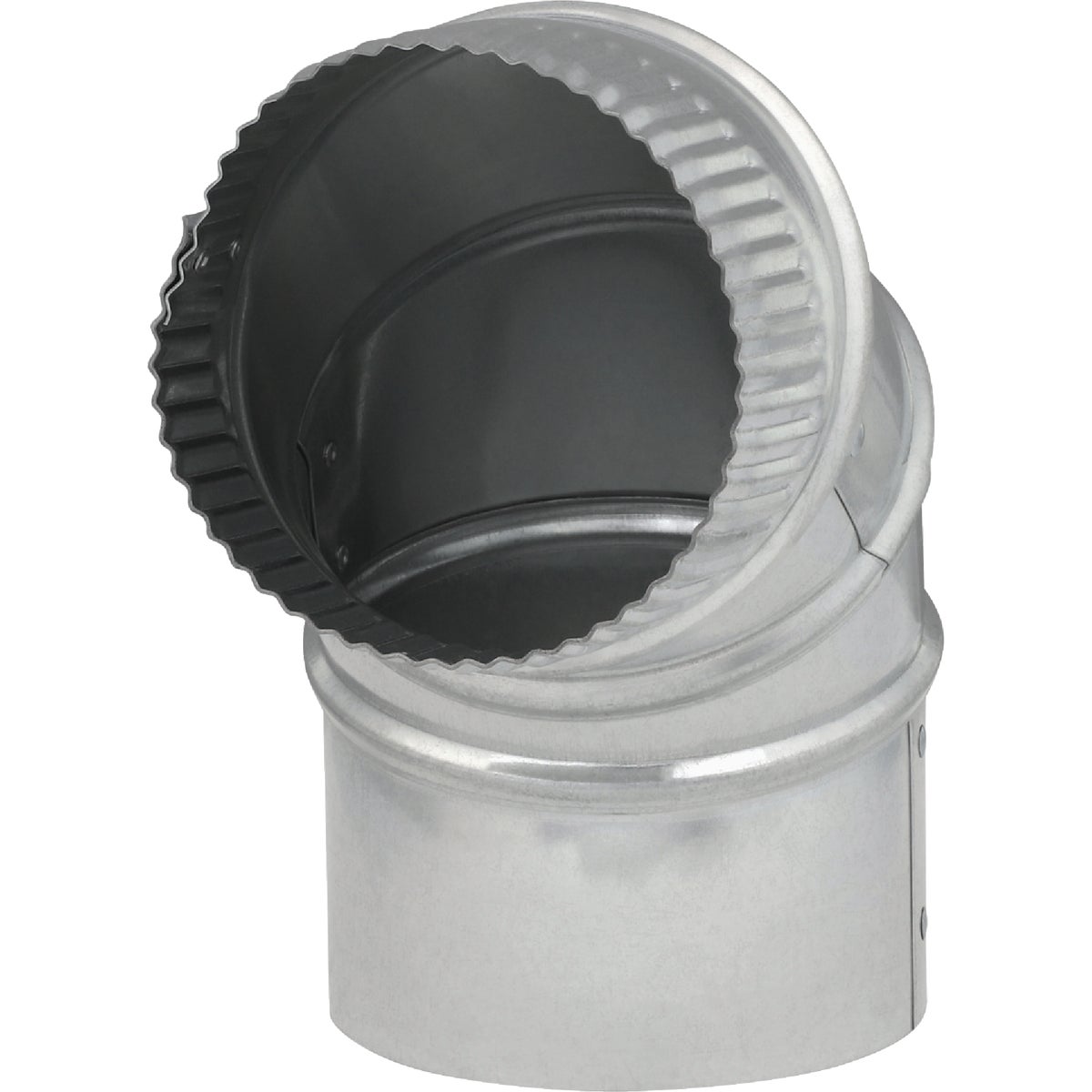 Imperial 28 Ga. 4 In. D Round Galvanized Adjustable Elbow Image 4