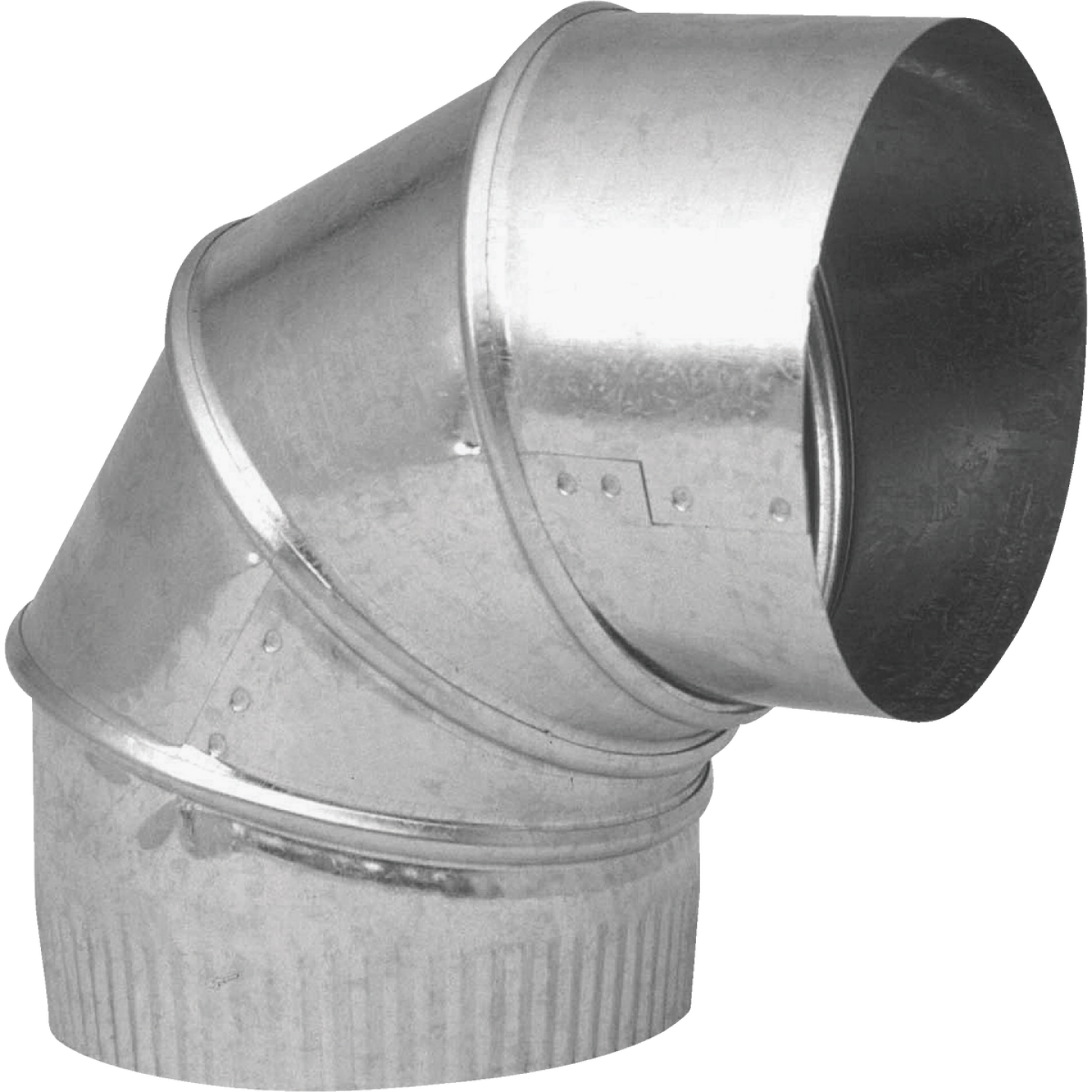 Imperial 28 Ga. 6 In. Galvanized Adjustable Elbow Image 1