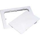 Oatey 6 In. x 9 In. White Plastic Wall Access Panel Image 2