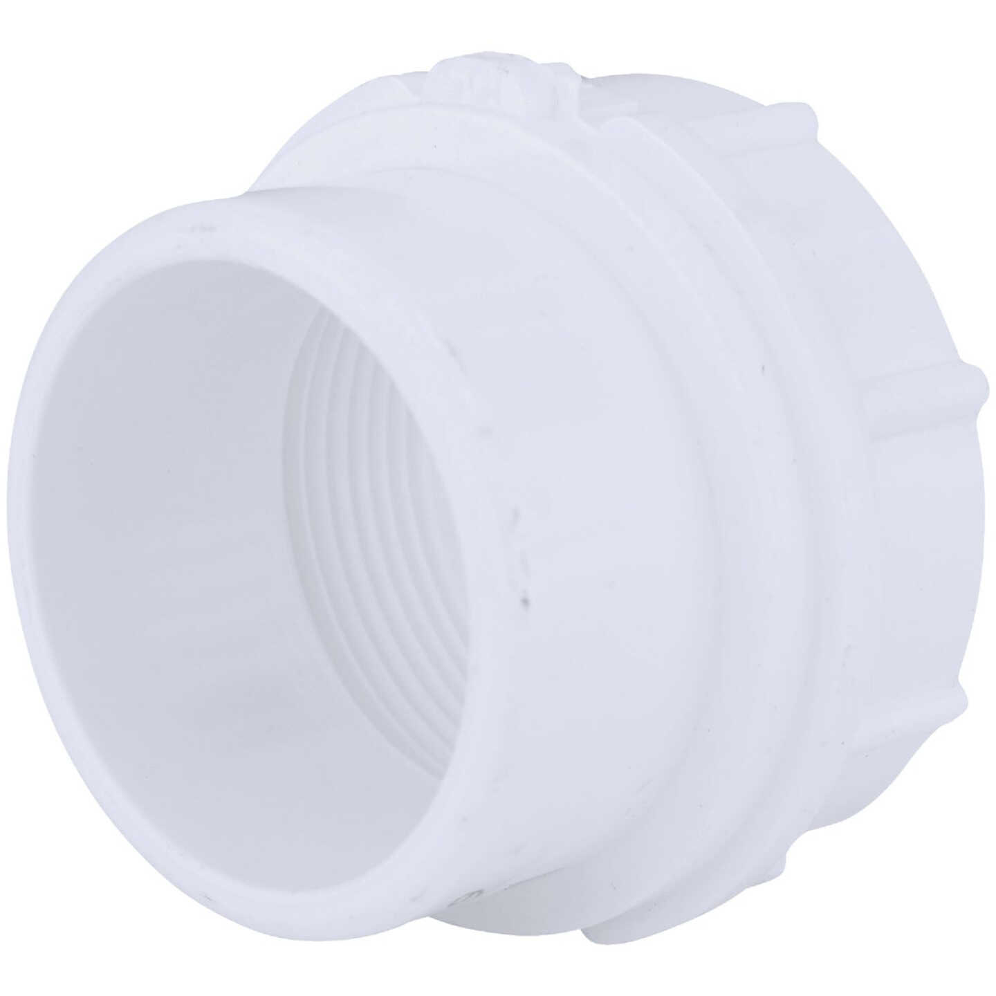 Charlotte Pipe 1-1/2 In. SPG x 1-1/2 In. FIP Schedule 40 DWV PVC Cleanout Image 1