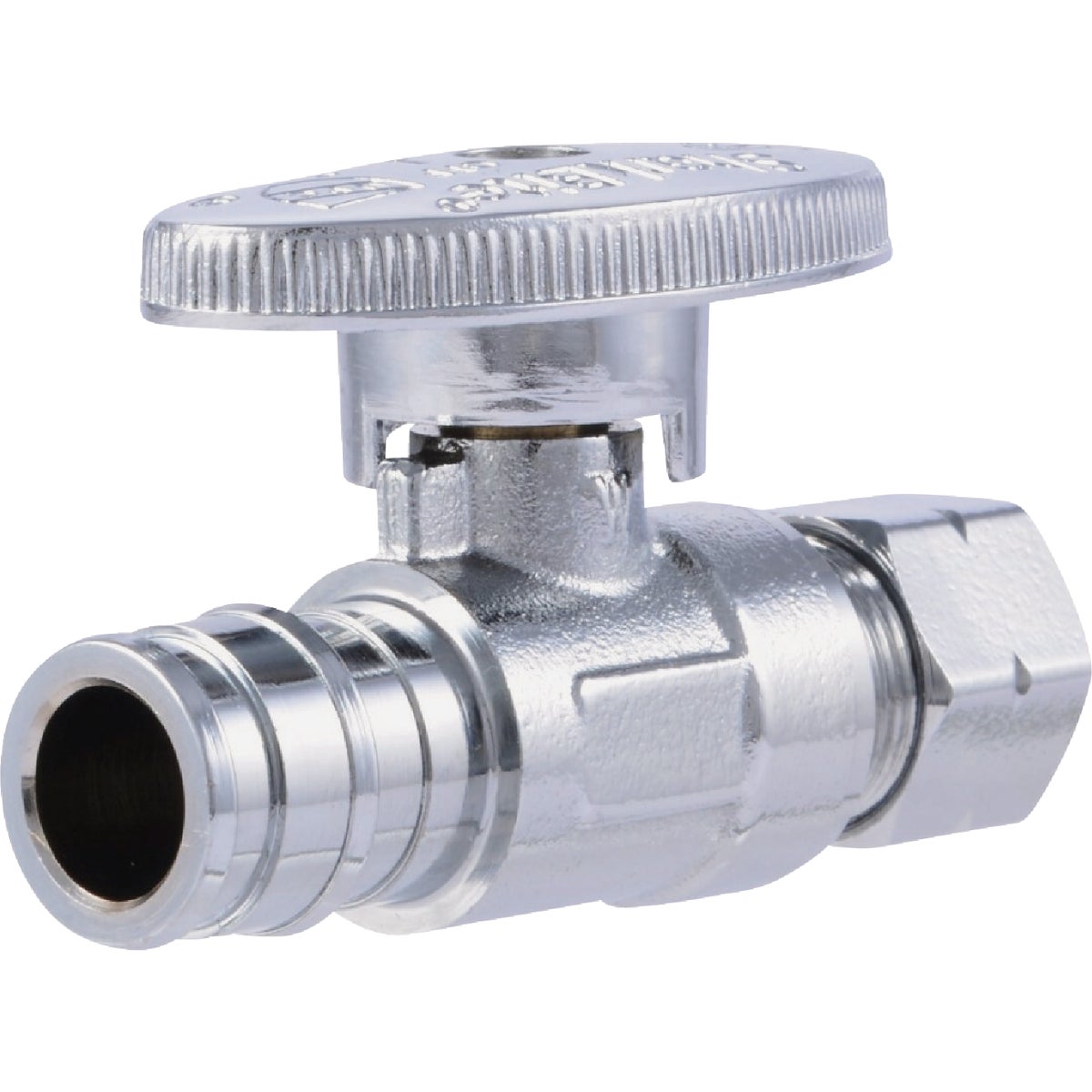 SharkBite 1/2 In. PEX-A x 3/8 In. Compression Straight Stop Valve