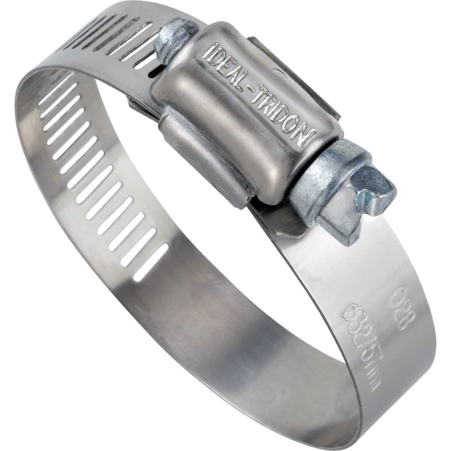 Ideal 3/4 In. - 1-3/4 In. 57 Stainless Steel Hose Clamp with Zinc-Plated Carbon Steel Screw Image 1