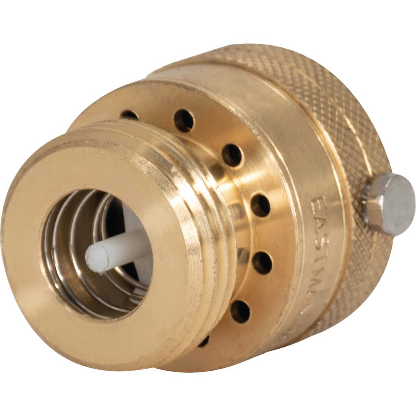 Eastman 3/4 In. FHT x 3/4 In. MHT Rough Brass Hose Bibb Anti-Siphon Vacuum Breaker Image 1