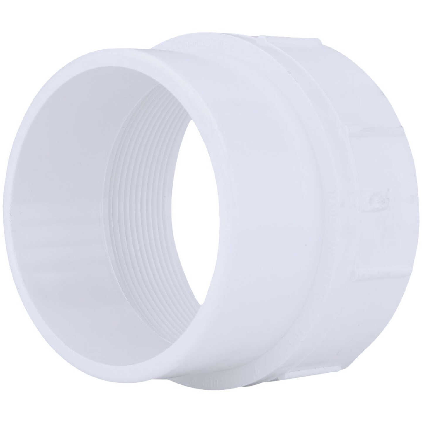 Charlotte Pipe 4 In. SPG x 4 In. FIP Schedule 40 DWV PVC Cleanout Image 1