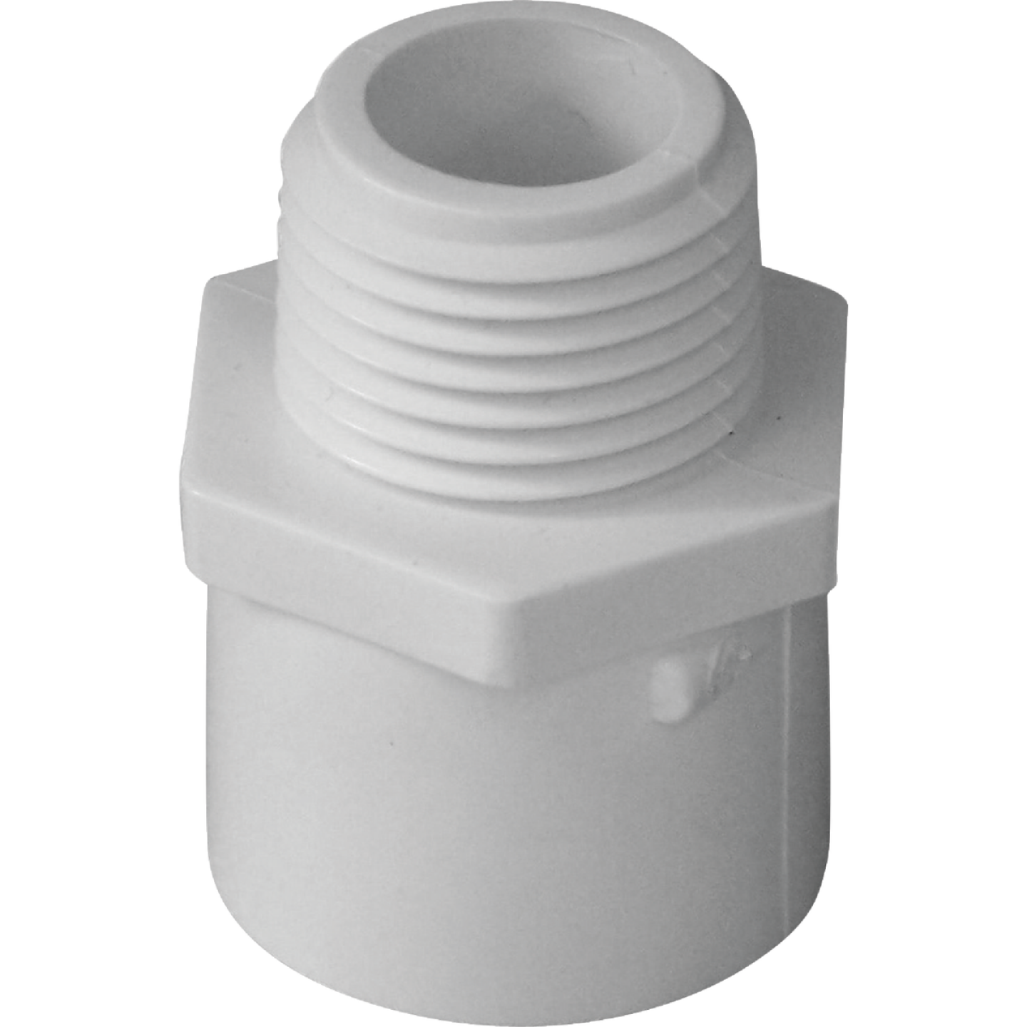 Charlotte Pipe 1-1/4 In. x 1-1/4 In. Schedule 40 Male PVC Adapter Image 1