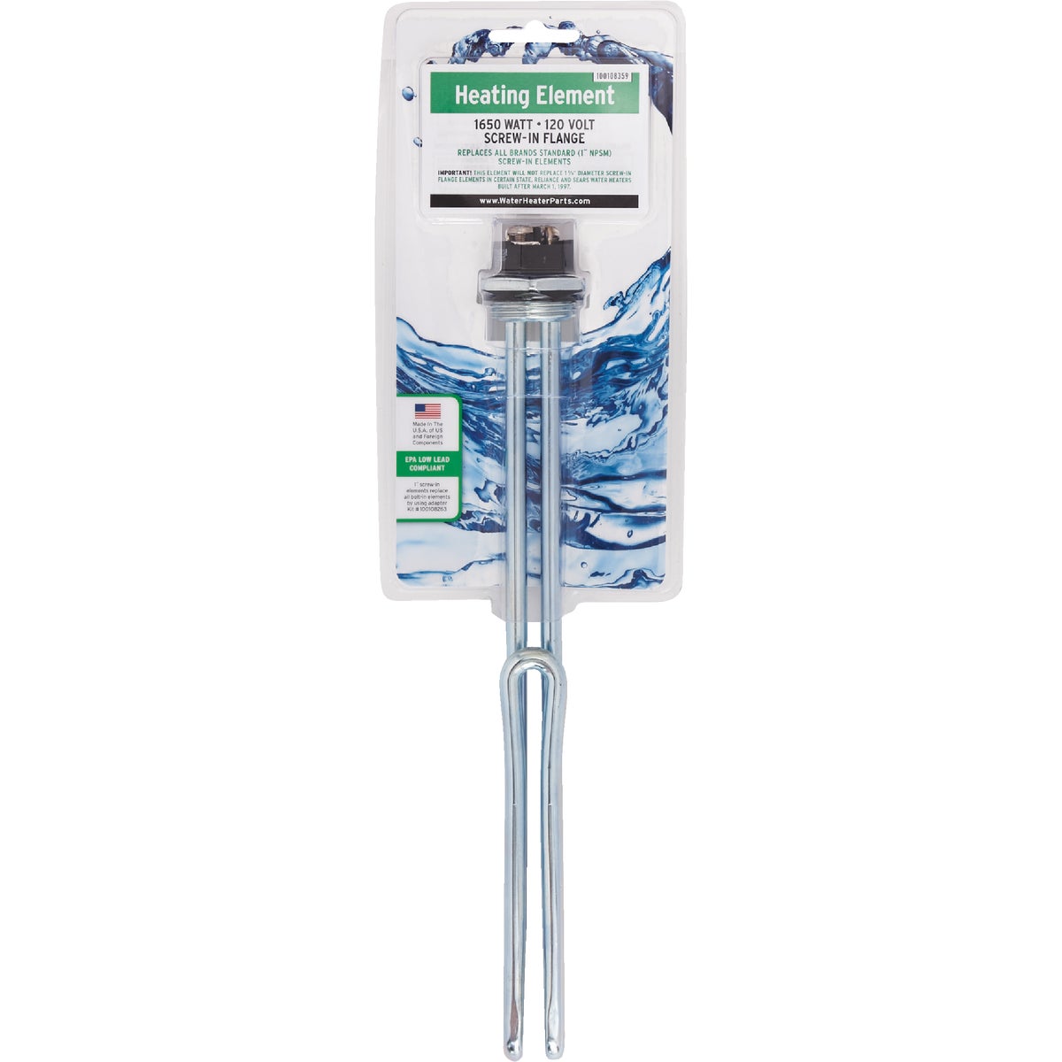Reliance 1650W 12 In. Tank Screw In Element Image 2