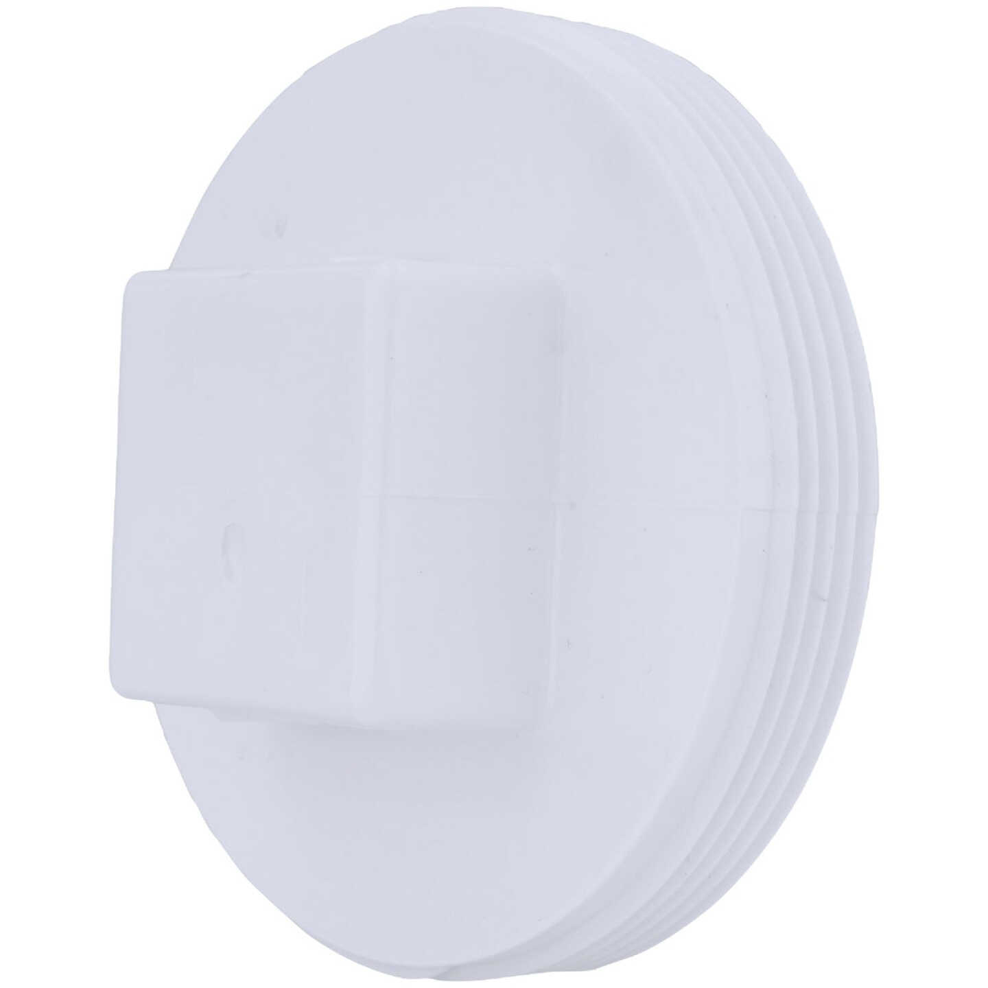 Charlotte Pipe 4 In. Schedule 40 DWV Cleanout PVC Plug Image 1
