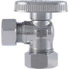 SharkBite 1/2 In. (5/8 In. OD) Compression x 1/2 In. (3/8 In. OD) Angle Stop Valve Image 4