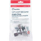 SharkBite 1/2 In. (5/8 In. OD) Compression x 1/2 In. (3/8 In. OD) Angle Stop Valve Image 2