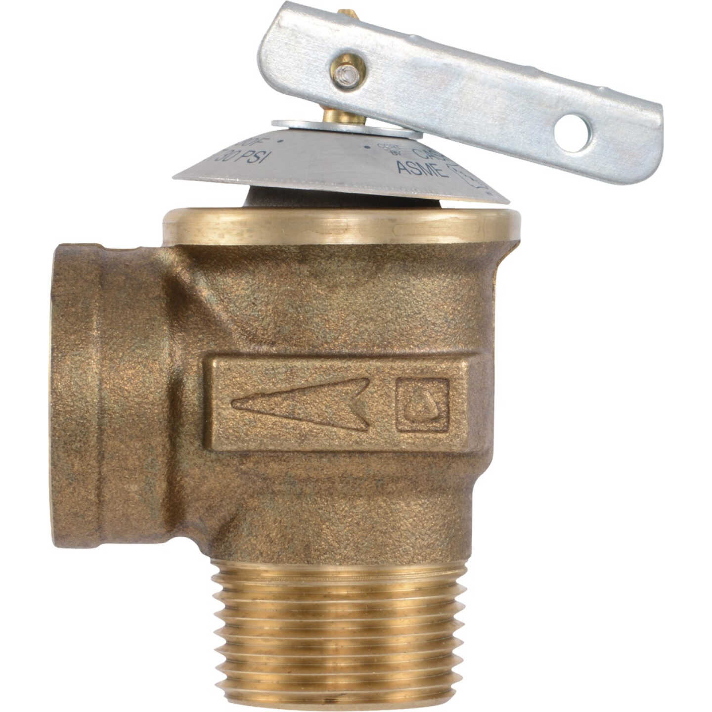 Cash Acme 3/4 In. F-30 Brass Pressure Relief Valve Image 3