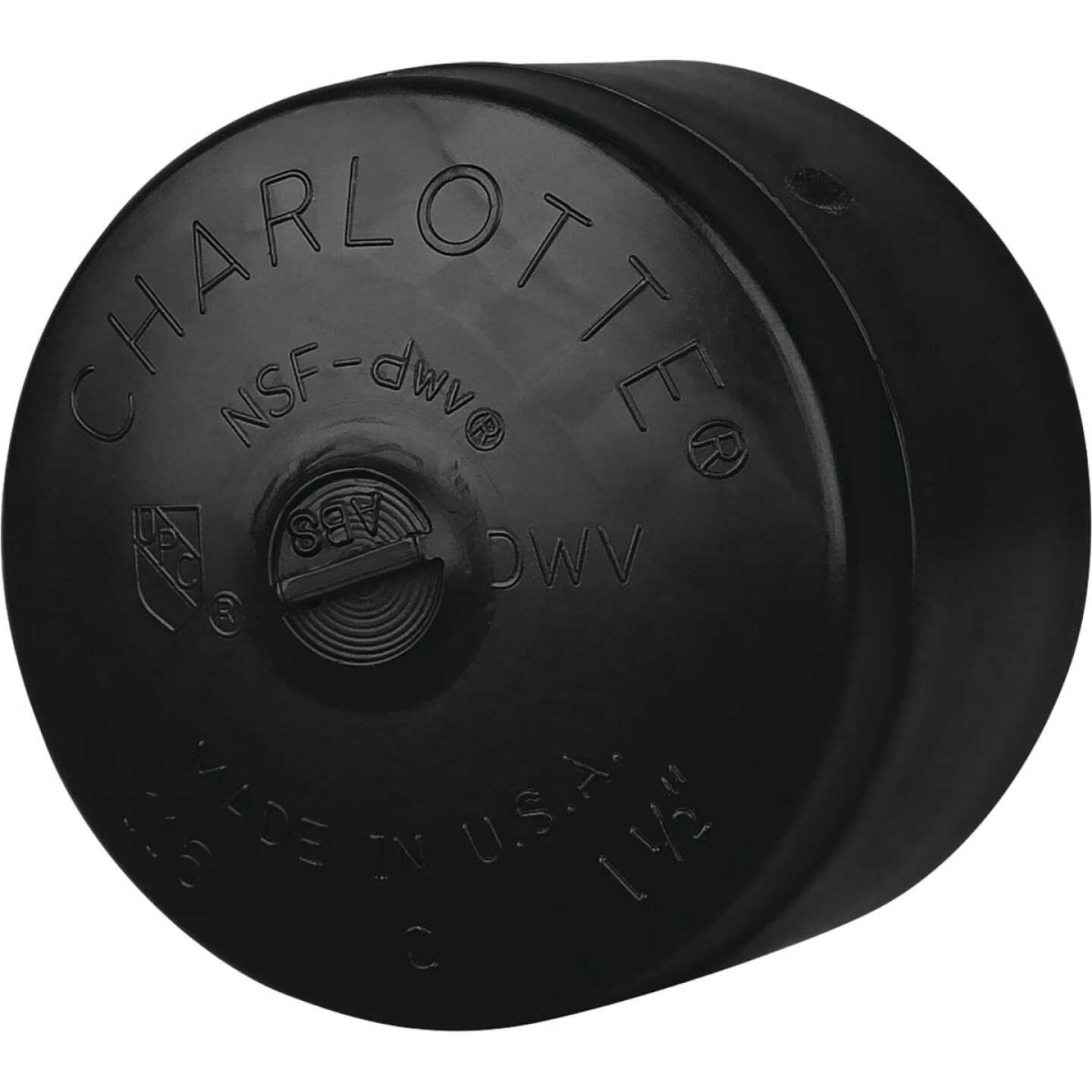 Charlotte Pipe 4 In. Hub ABS Cap Image 1