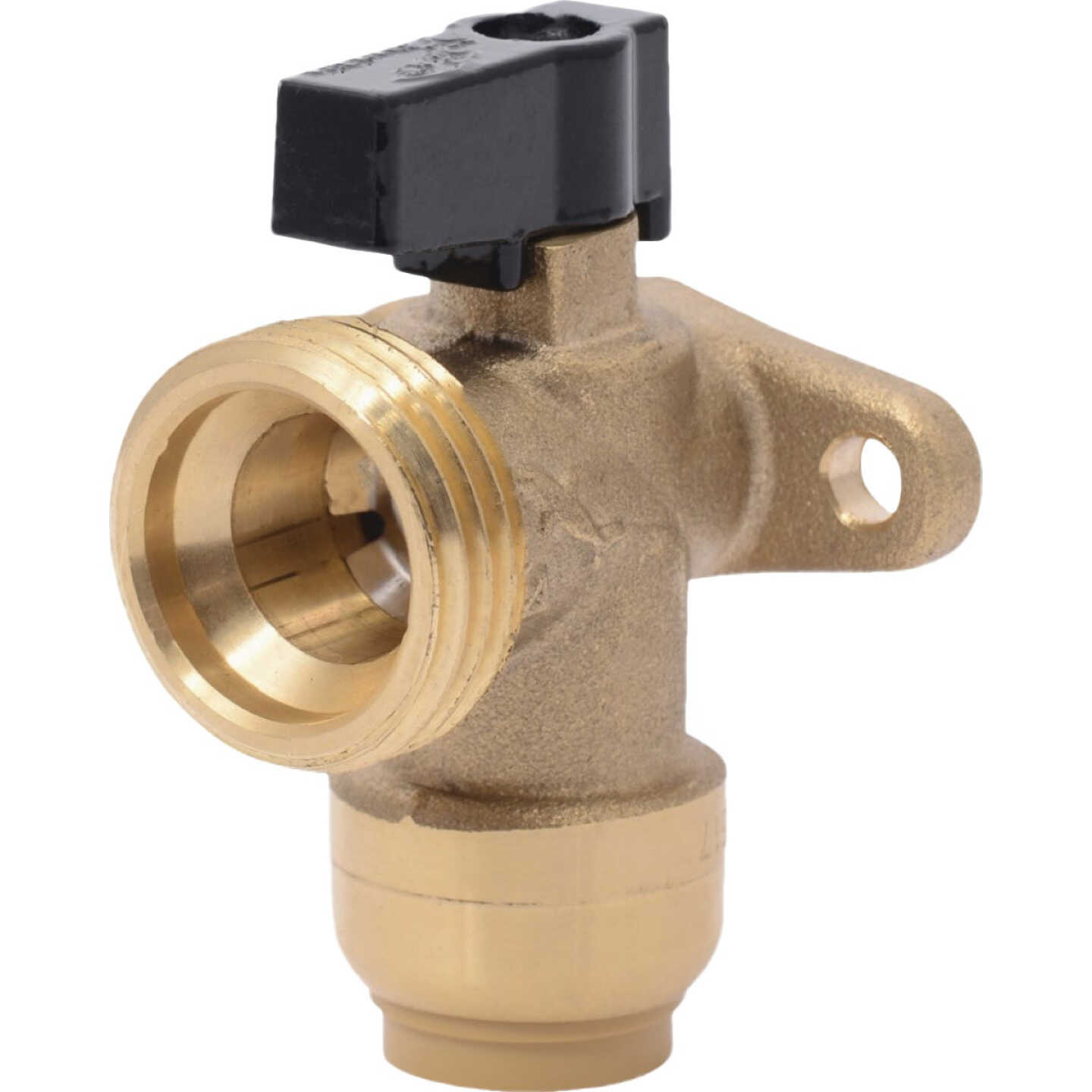 SharkBite 1/2 in. x 3/4 in. MHT Push-to-Connect Angle Washing Machine Valve Image 3