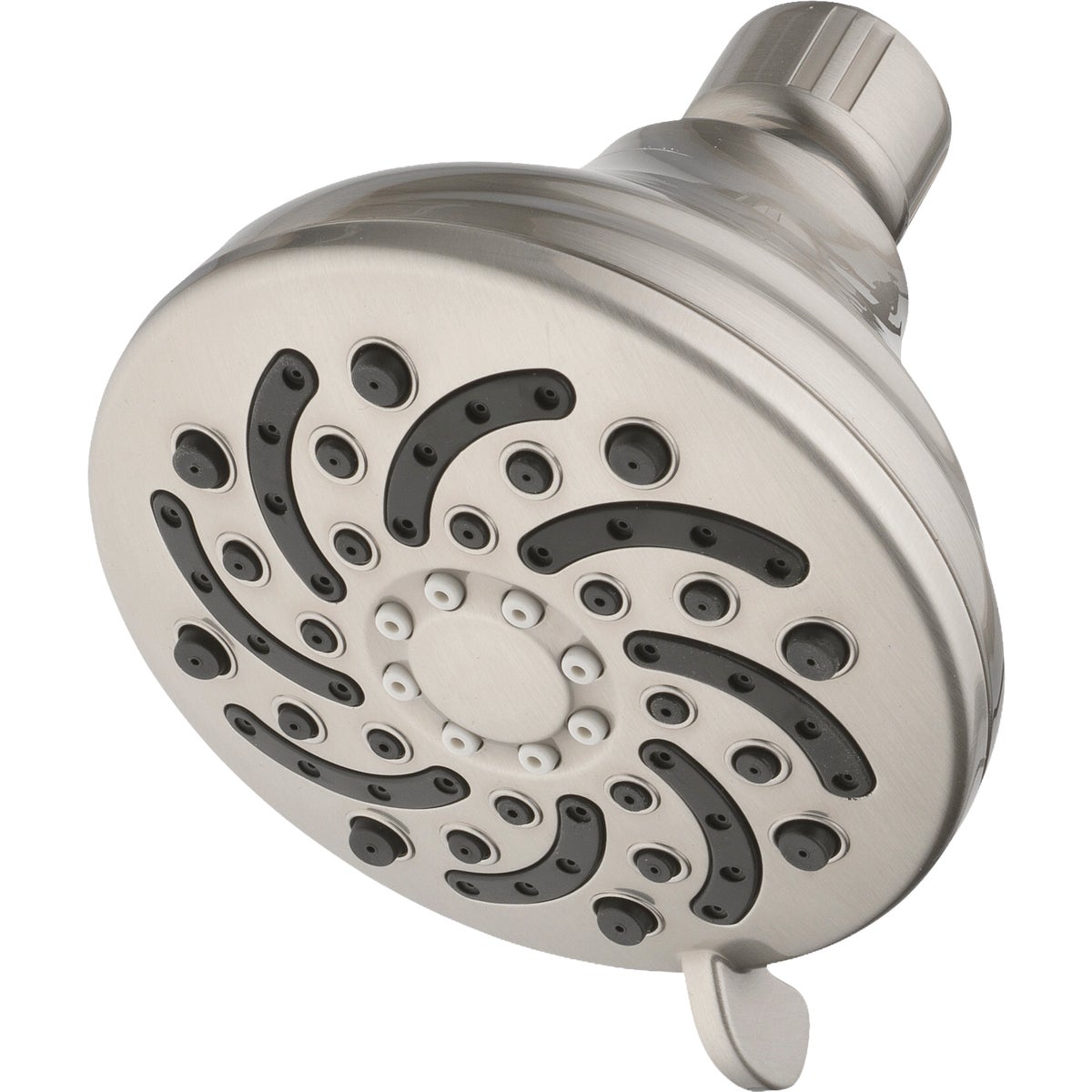 AquaVista Serene 6-Setting 3.5 In. In. Fixed Mount Showerhead Showerhead in Brushed Nickel