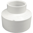 Charlotte Pipe 3 In. Sch 30 Hub x 1-1/2 In. Sch 40 Hub DWV 600 Series PVC Coupling Image 1