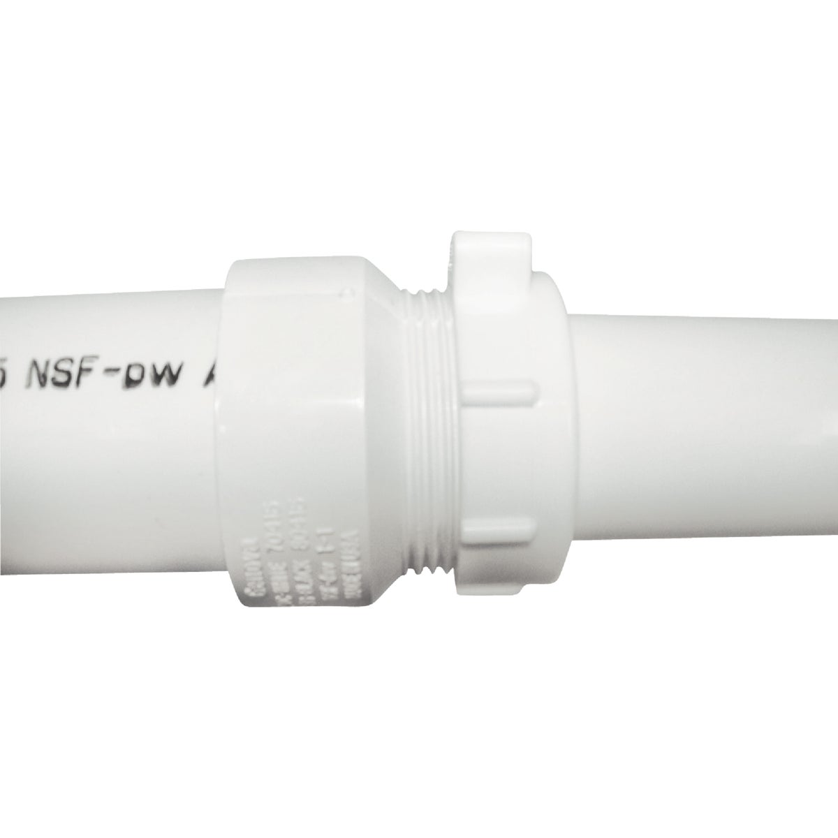 Charlotte Pipe 1-1/2 In. x 1-1/2 In. or 1-1/4 In. Hub x Tubular PVC Waste Adapter Image 2