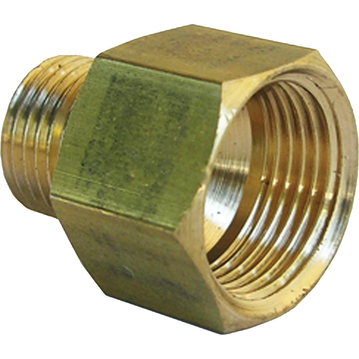 LASCO 1/4 In. Compression x 3/8 In. Fine Flare Brass Adapter