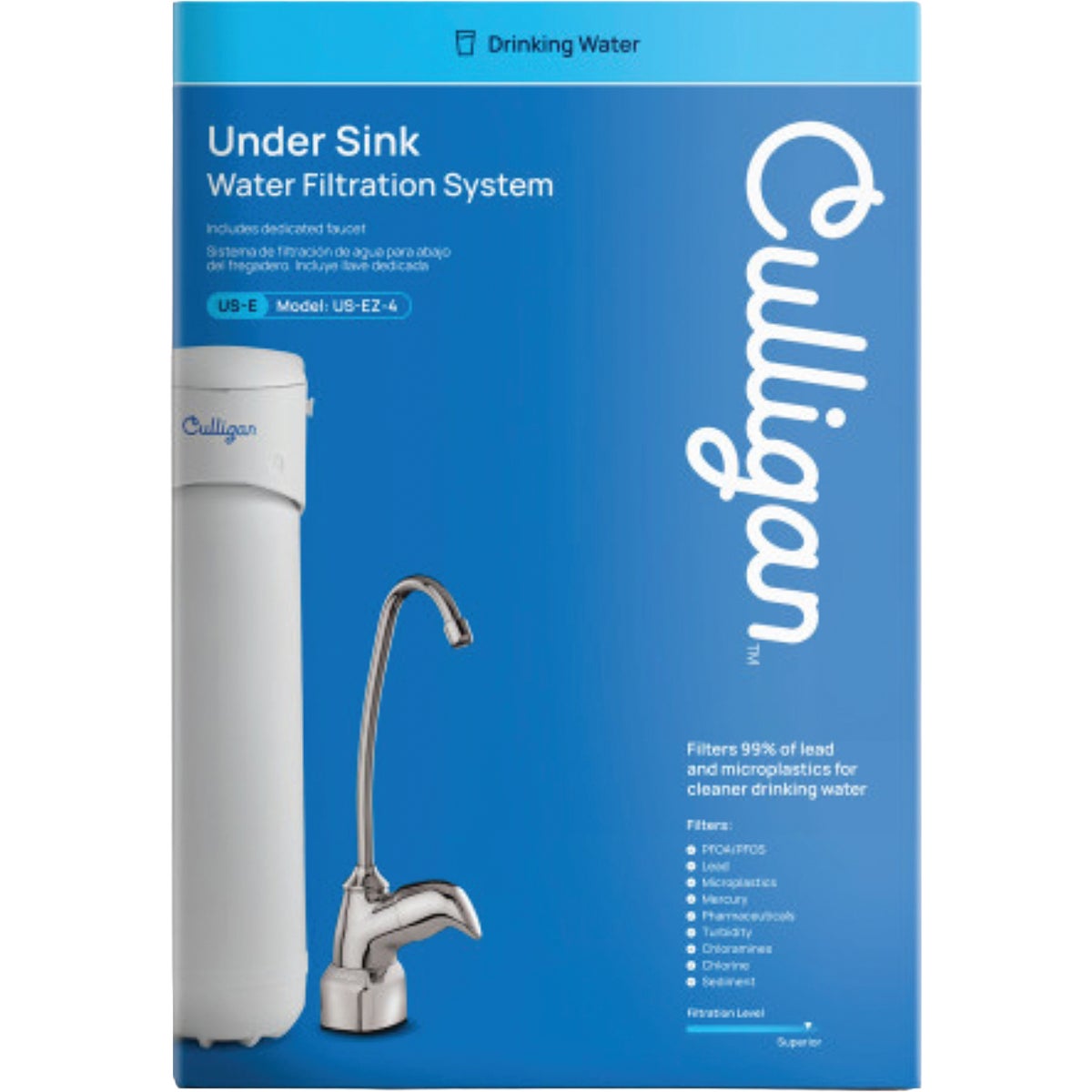 Culligan Easy-Change Under Sink Drinking Water System Level 4 Filter