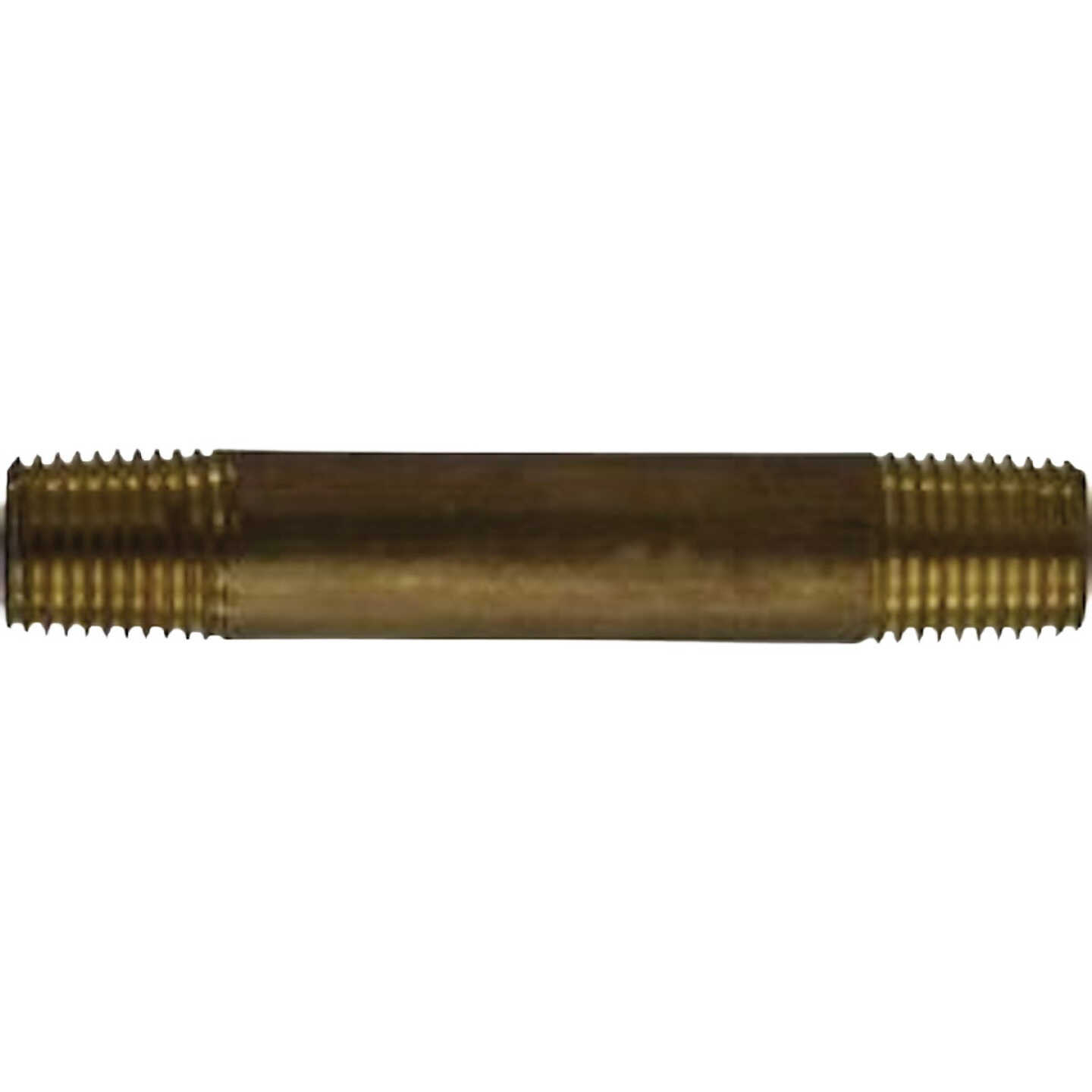 Anderson Metals 1/4 In. x 1-1/2 In. Long Brass Nipple Image 1